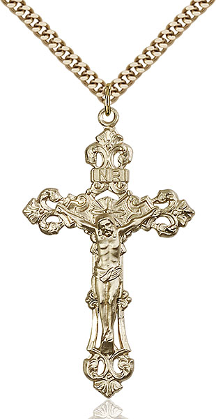 Gold-Filled Crucifix Pendant