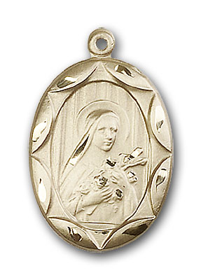 Gold-Filled St. Theresa Pendant