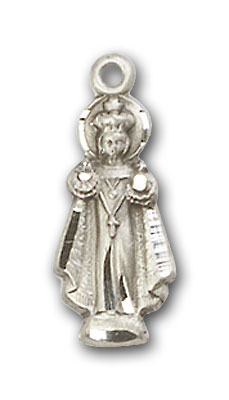 Sterling Silver Infant of Prague Pendant
