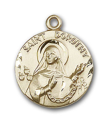 Gold-Filled St. Dorothy Pendant