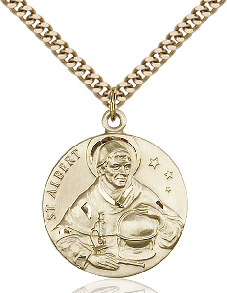 Gold-Filled St. Albert the Great Pendant