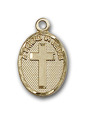 Gold-Filled Friend In Jesus Cross Pendant