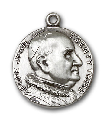 Sterling Silver St. Pope John XXII Pendant