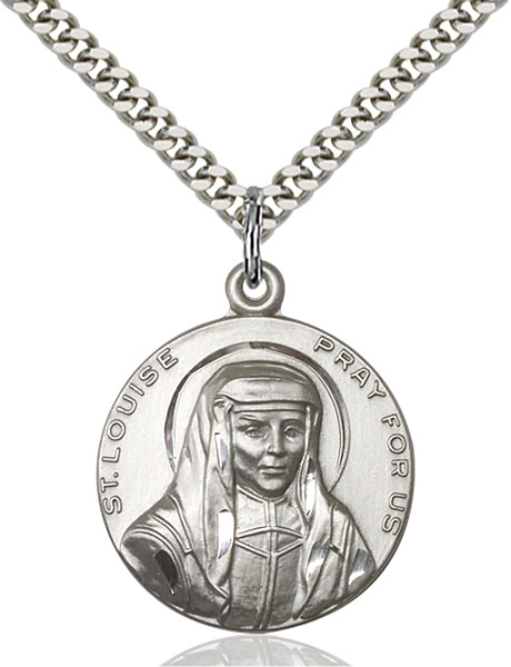Sterling Silver St. Louise Pendant