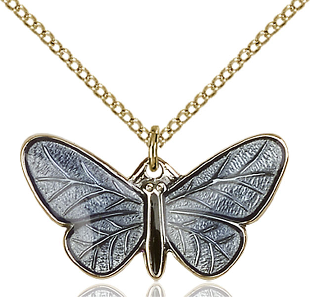 Gold-Filled Butterfly Pendant