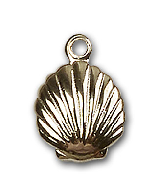 Gold-Filled Shell Pendant