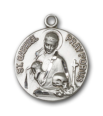 Sterling Silver St. Gabriel of the Blessid Virgin