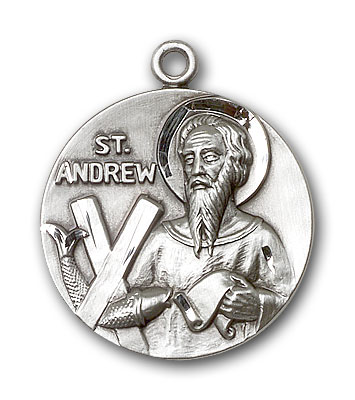 Sterling Silver St. Andrew Pendant