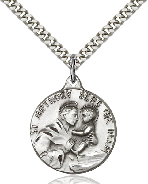 Sterling Silver St. Anthony Pendant