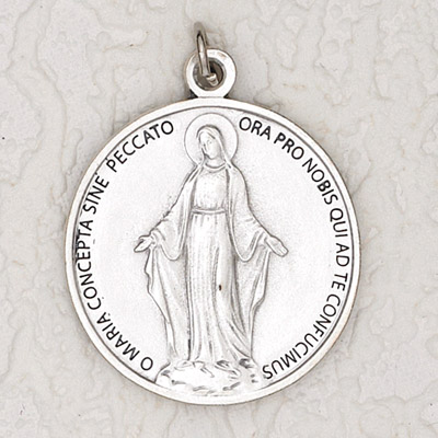 Catholic Lot Medals Miraculous Medal Virgin of Carmel 5 Way Cross Religious