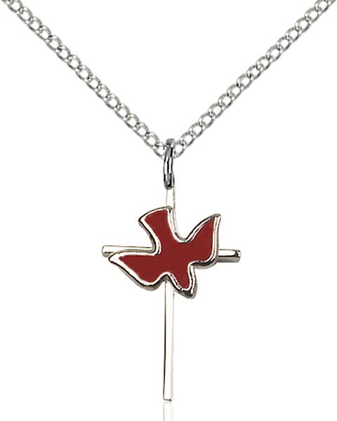 Sterling Silver Cross / Holy Spirit Pendant
