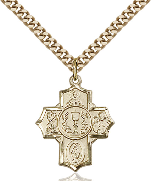 Gold-Filled Millennium Crucifix Pendant