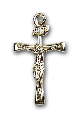 14K Gold Maltese Crucifix Pendant