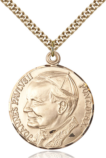 Gold-Filled Pope John Paul II Pendant