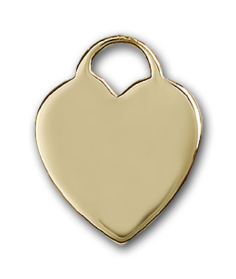 14K Gold Heart Pendant