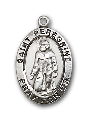 Sterling Silver St. Peregrine Pendant