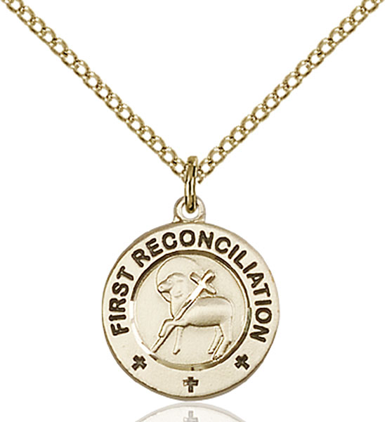 Gold-Filled First Reconciliation / Penance Pendant