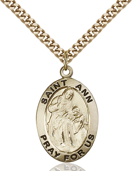 Gold-Filled St. Ann Pendant