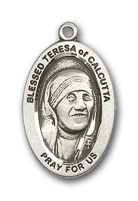 Sterling Silver Blessed Teresa of Calcutta Pendant