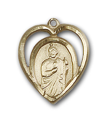 Gold-Filled St. Jude Pendant