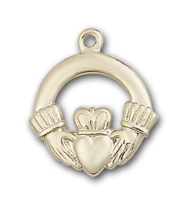 Gold-Filled Claddagh Pendant