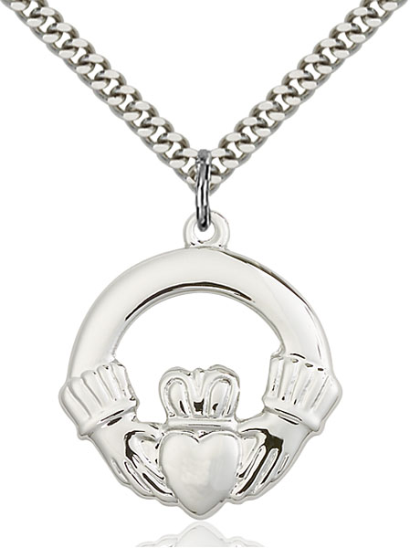 Sterling Silver Claggagh Pendant