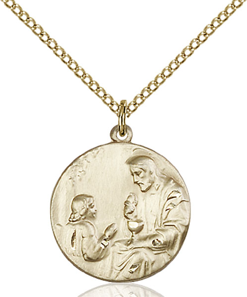 Simple Gold-Filled St. Christopher Pendant - Engrave it!