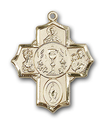 Gold-Filled 5-Way Pendant