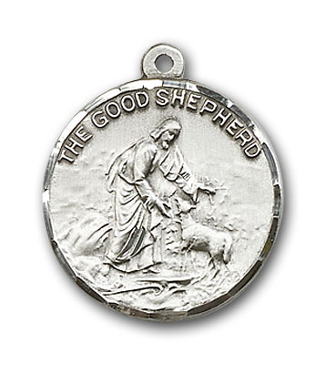 Sterling Silver Good Shepherd Pendant