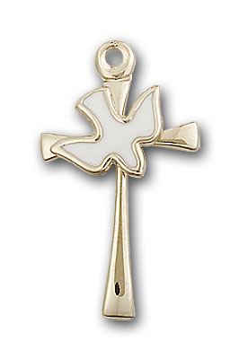 Gold-Filled Cross / Holy Spirit Pendant
