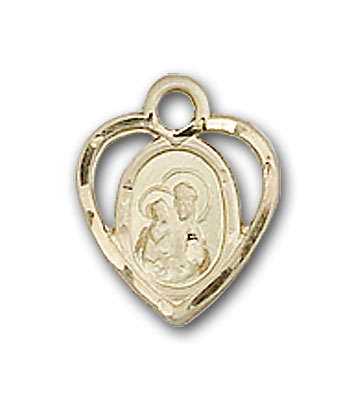 Gold-Filled Our Lady of Perpetual Health Pendant