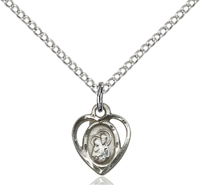 Sterling Silver Our Lady of Perpetual Health Pendant