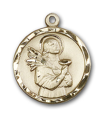 Gold-Filled St. Lucy Pendant
