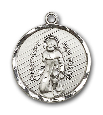 Sterling Silver St. Perregrine Pendant