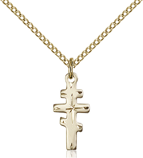 Gold-Filled Greek Orthadox Cross Pendant