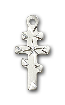 Sterling Silver Greek Orthadox Cross Pendant
