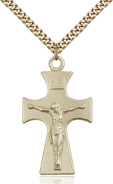 Gold-Filled Celtic Crucifix Pendant