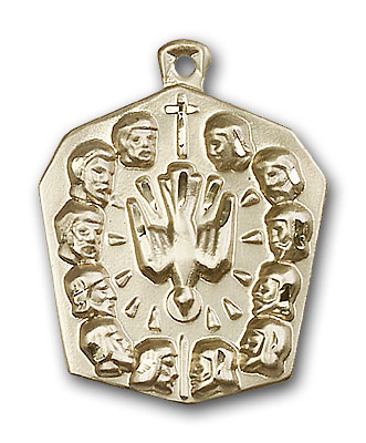 Gold-Filled Apostles Pendant