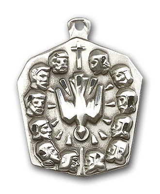Sterling Silver Apostles Pendant