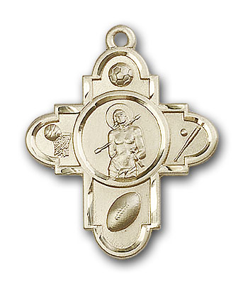 Gold-Filled St. Sebastian Pendant