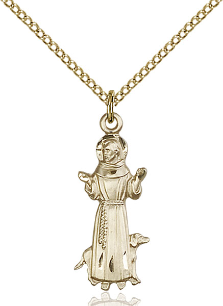 Gold-Filled St. Francis Pendant