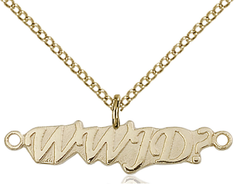 Gold-Filled WWJD Pendant