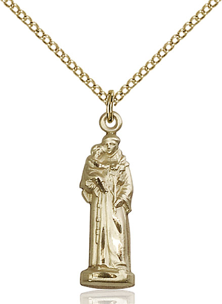 Gold-Filled St. Anthony Pendant