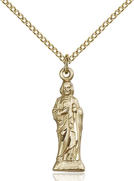 Gold-Filled St. Jude Pendant