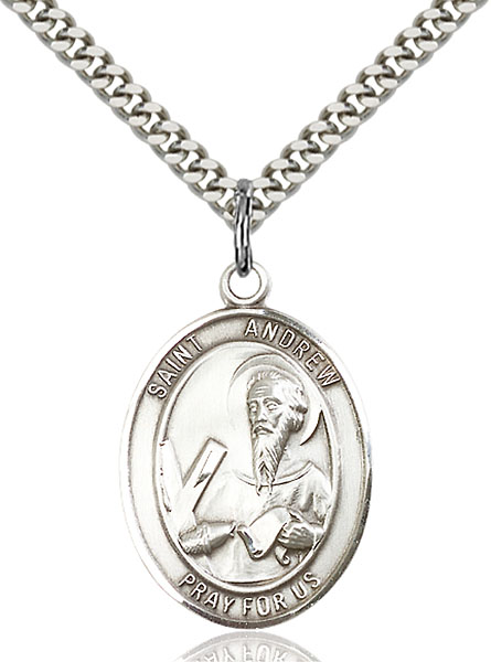 Sterling Silver St. Andrew the Apostle Pendant