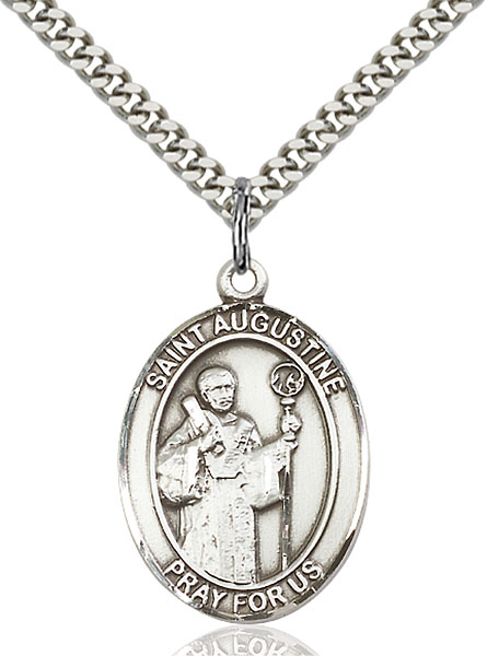 Sterling Silver St. Augustine Pendant