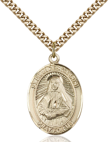 Gold-Filled St. Frances Cabrini Pendant