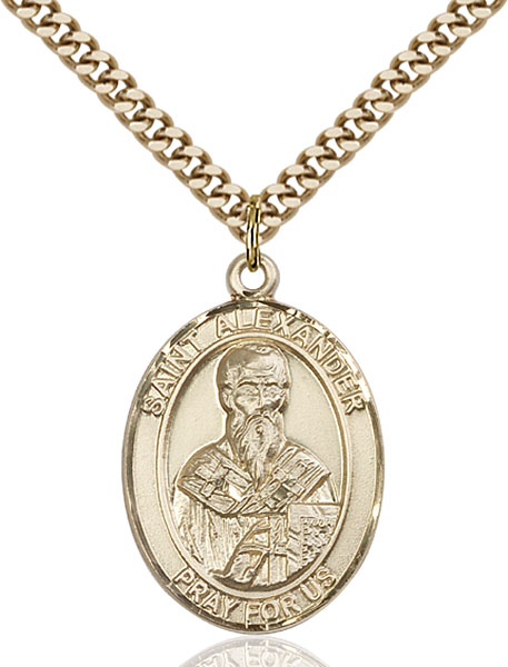 Gold-Filled St. Alexander Sauli Pendant