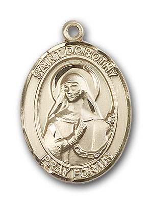 14K Gold St. Dorothy Pendant