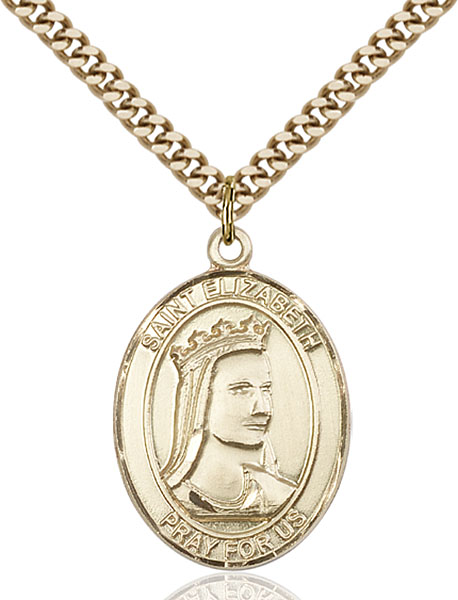 Gold-Filled St. Elizabeth of Hungary Pendant
